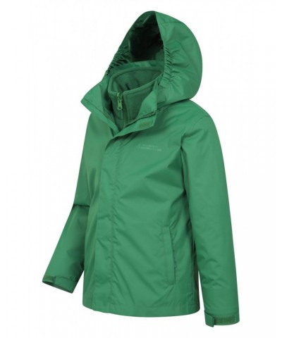 Fell Water-resistant Kids 3 in 1 Jacket Dark Green $23.85 Jackets