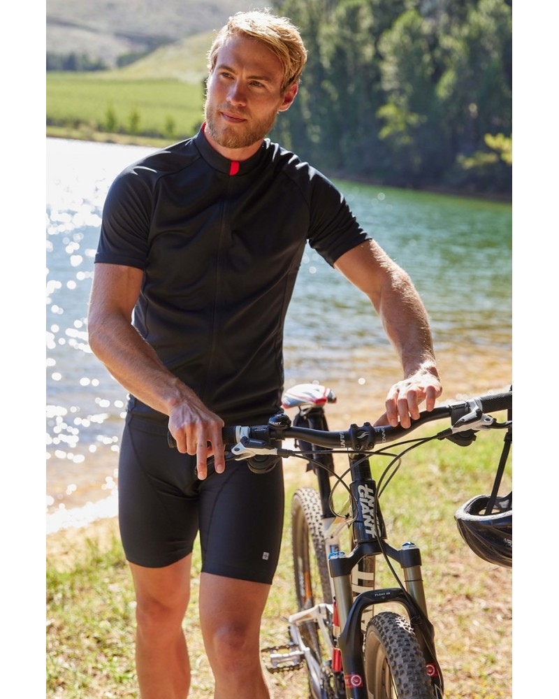 Roubaix Mens Cycle Top Jet Black $22.94 Active