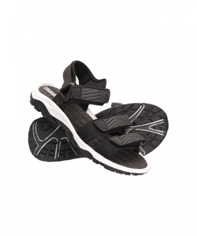 3-Strap Kids Sandals Black $17.39 Footwear