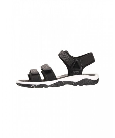 3-Strap Kids Sandals Black $17.39 Footwear