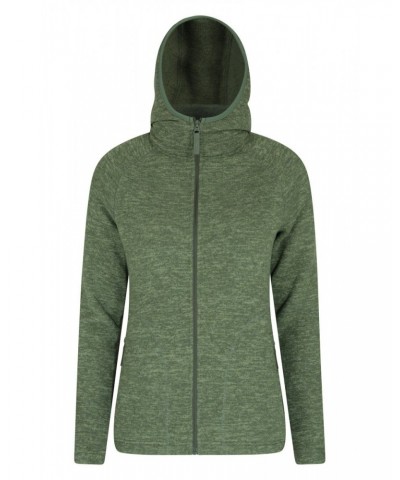 Nevis Womens Full Zip Hoodie Khaki $23.85 Fleece