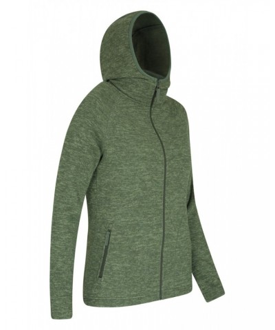 Nevis Womens Full Zip Hoodie Khaki $23.85 Fleece