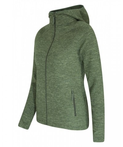 Nevis Womens Full Zip Hoodie Khaki $23.85 Fleece