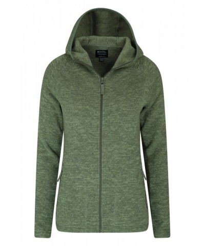 Nevis Womens Full Zip Hoodie Khaki $23.85 Fleece