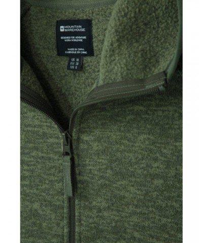 Nevis Womens Full Zip Hoodie Khaki $23.85 Fleece