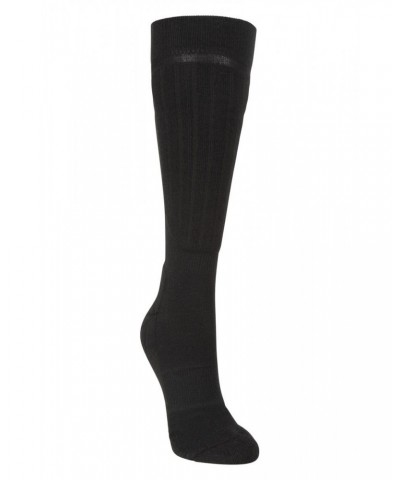 IsoCool Womens Knee Length Ski Socks Jet Black $14.99 Accessories