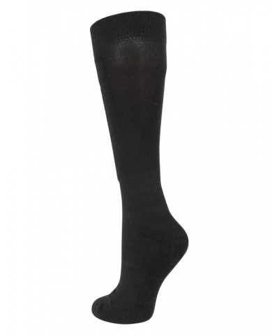 IsoCool Womens Knee Length Ski Socks Jet Black $14.99 Accessories