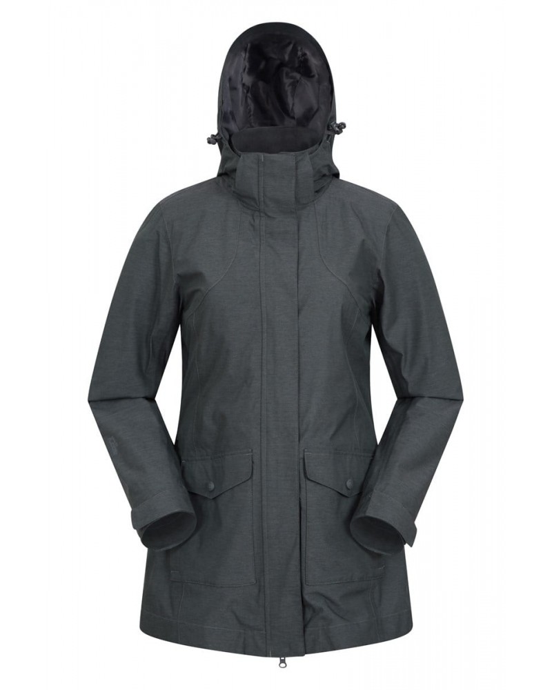 Shore II Womens Waterproof Jacket Grey $29.40 Jackets