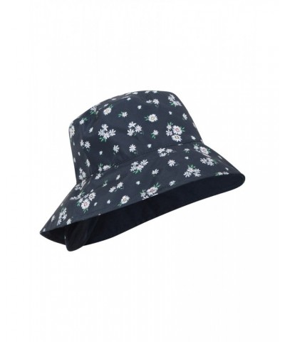 Reversible Womens Printed Bucket Hat Blue $10.00 Accessories