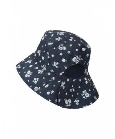 Reversible Womens Printed Bucket Hat Blue $10.00 Accessories