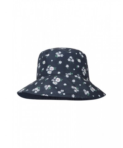 Reversible Womens Printed Bucket Hat Blue $10.00 Accessories