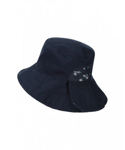 Reversible Womens Printed Bucket Hat Blue $10.00 Accessories