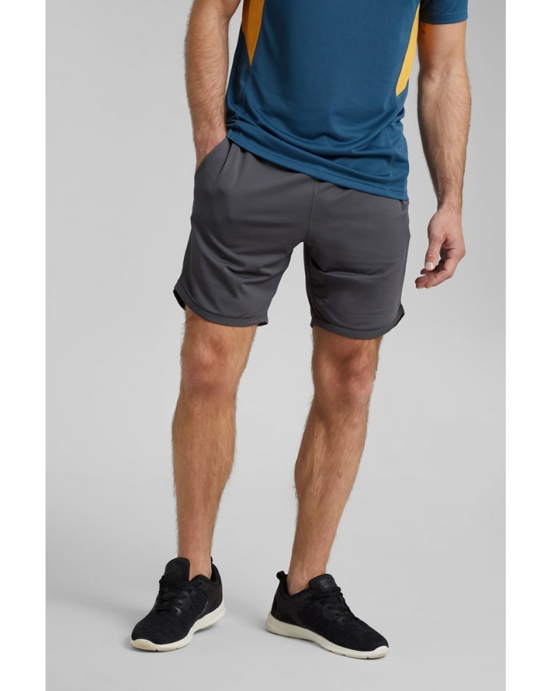 Core Mens Recycled Running Shorts Grey $27.25 Active