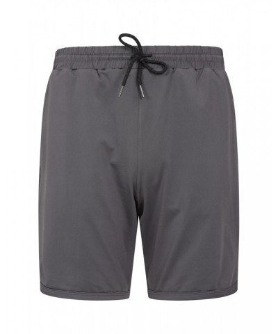 Core Mens Recycled Running Shorts Grey $27.25 Active