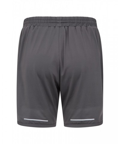 Core Mens Recycled Running Shorts Grey $27.25 Active