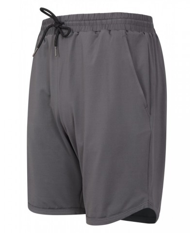 Core Mens Recycled Running Shorts Grey $27.25 Active