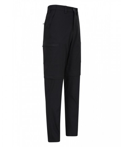 Trek Mens Stretch Zip Off Pants Black $27.02 Pants