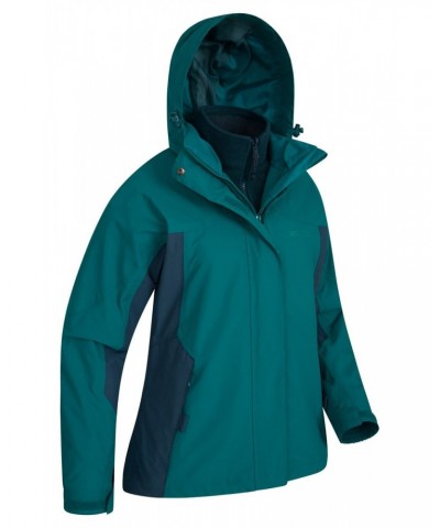 Storm Womens Waterproof 3 in 1 Jacket Green $50.60 Jackets