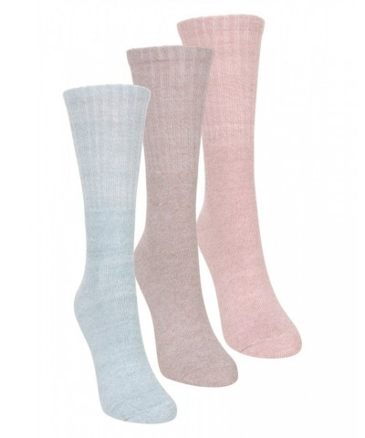 Outdoor Womens Mid-Calf Hiking Socks 3-Pack Sea Spray $11.99 Accessories