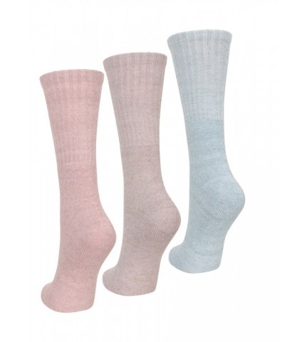 Outdoor Womens Mid-Calf Hiking Socks 3-Pack Sea Spray $11.99 Accessories