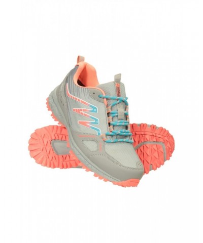 Lakeside Trail Womens Waterproof Running Shoes Grey $24.38 Active