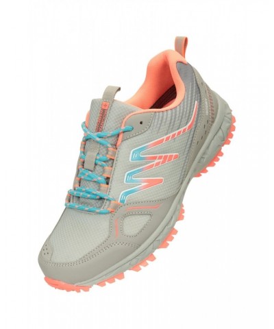 Lakeside Trail Womens Waterproof Running Shoes Grey $24.38 Active