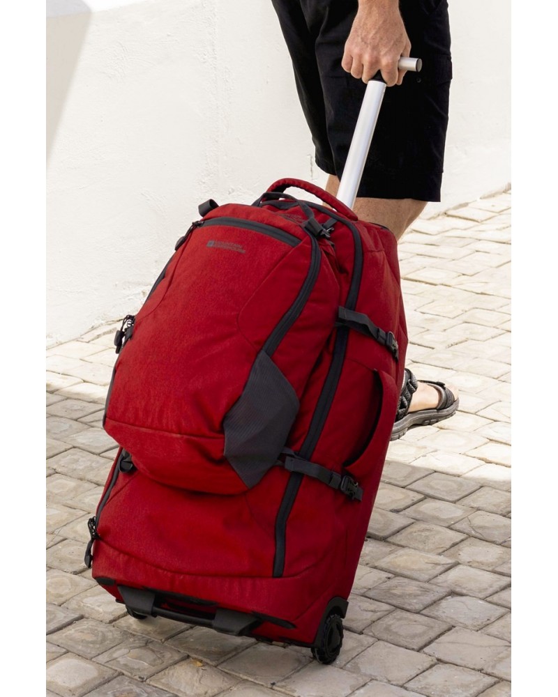 Voyager Wheelie 50 + 20 Litre Backpack Red $48.00 Backpacks