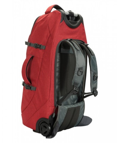 Voyager Wheelie 50 + 20 Litre Backpack Red $48.00 Backpacks