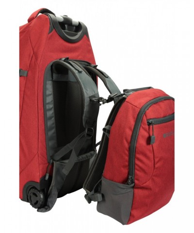 Voyager Wheelie 50 + 20 Litre Backpack Red $48.00 Backpacks