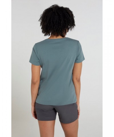 Stag Womens Loose Fit Organic T-Shirt Khaki $13.99 Tops