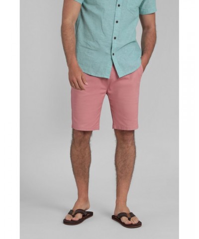 Woods Mens Organic Chino Shorts Pink $13.19 Pants