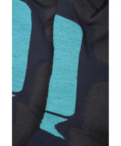 Extreme Mens Thermal Merino Knee Length Ski Socks Blue $12.75 Accessories