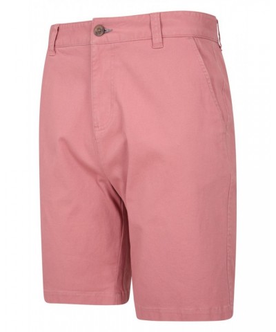 Woods Mens Organic Chino Shorts Pink $13.19 Pants