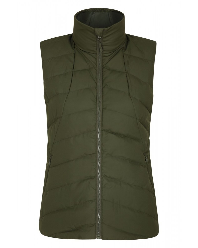 Lunar Womens Down Vest Khaki $22.79 Jackets