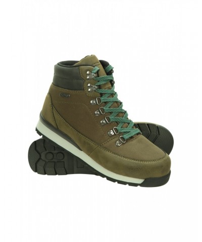 Berlin Womens Waterproof Boots Khaki $26.49 Footwear