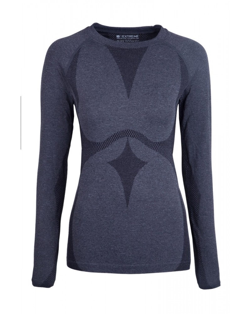 Off Piste II Womens Thermal Top Dark Grey $14.49 Thermals