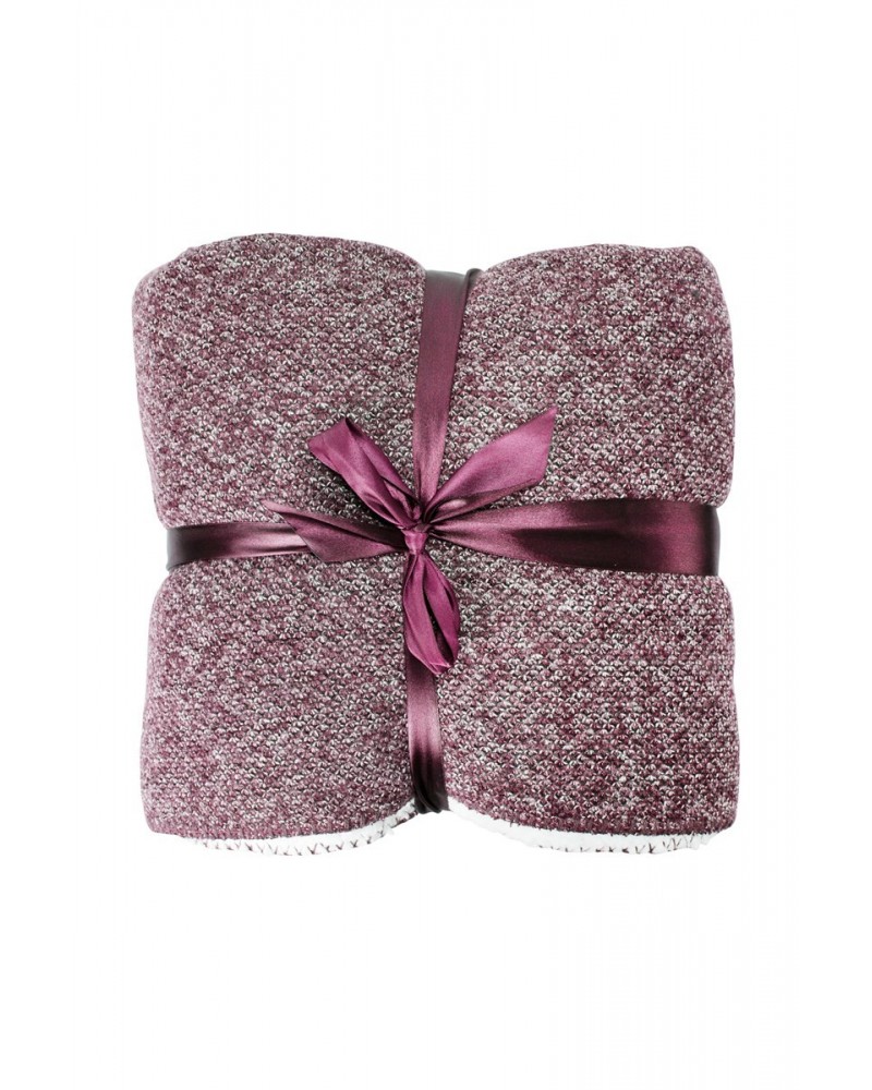 Double Fleece Melange Blanket Burgundy $13.99 Sleeping Bags