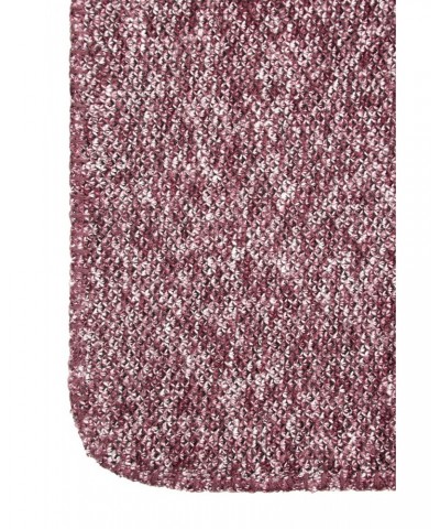 Double Fleece Melange Blanket Burgundy $13.99 Sleeping Bags