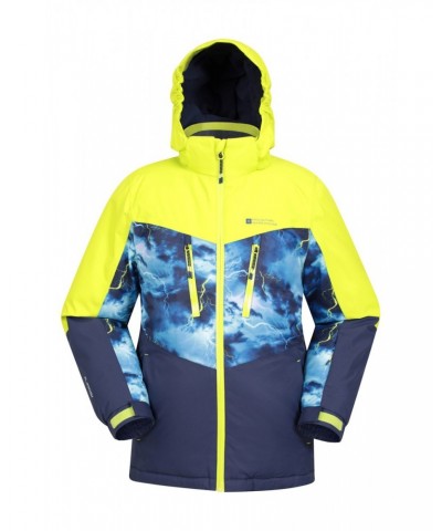 Storm II Kids Printed Extreme Waterproof Ski Jacket Bright Blue $33.14 Jackets