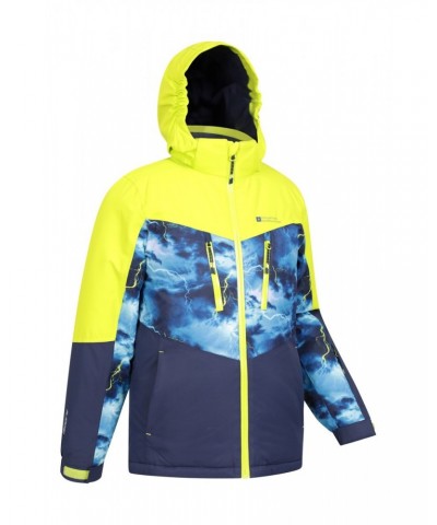 Storm II Kids Printed Extreme Waterproof Ski Jacket Bright Blue $33.14 Jackets