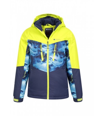 Storm II Kids Printed Extreme Waterproof Ski Jacket Bright Blue $33.14 Jackets