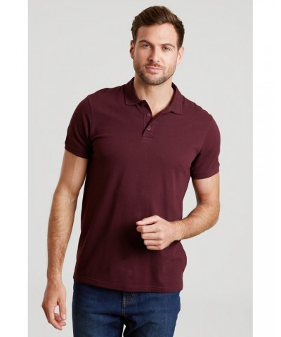 Whitby Mens Polo Burgundy $11.95 Tops