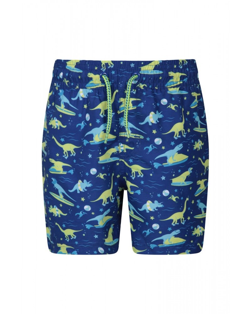 Patterned Kids Boardshorts Cobalt $9.51 Pants