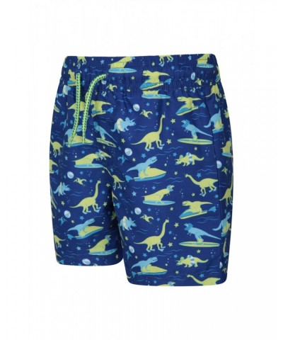 Patterned Kids Boardshorts Cobalt $9.51 Pants