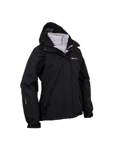 Storm Womens Waterproof 3 in 1 Jacket Black $49.50 Jackets