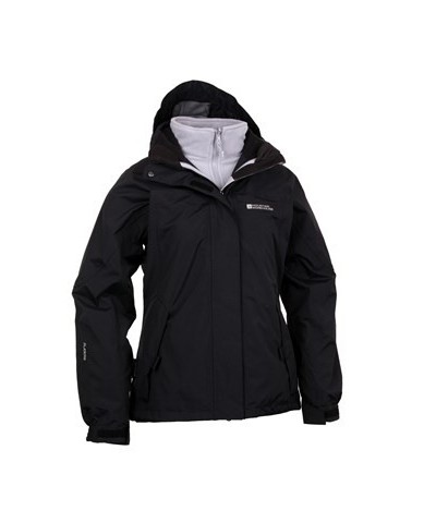 Storm Womens Waterproof 3 in 1 Jacket Black $49.50 Jackets