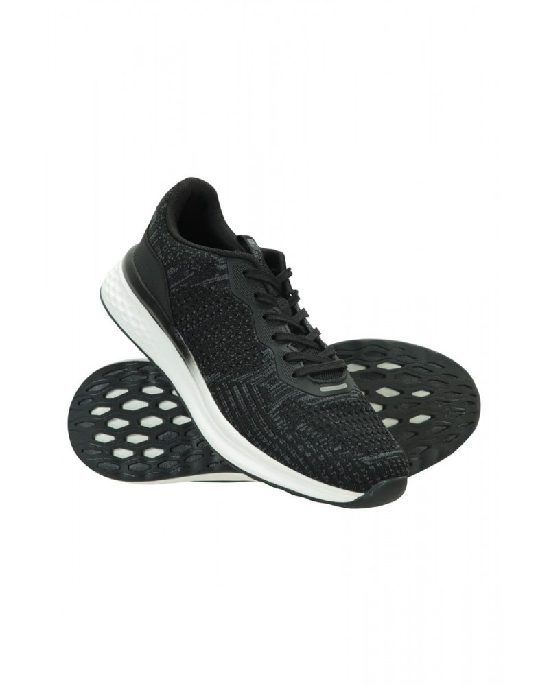 Evolution Womens Recycled Mesh Active Shoes Black $15.58 Active