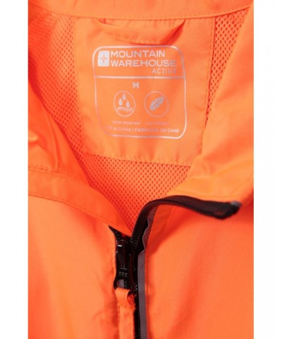 Force Mens Reflective Water-Resistant Running Jacket Orange $24.29 Active