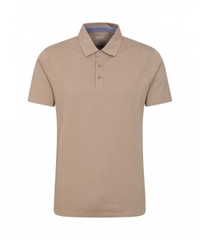 Hasst II Mens Organic Polo Beige $12.99 Tops