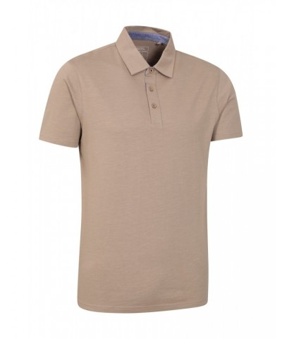 Hasst II Mens Organic Polo Beige $12.99 Tops